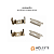 Perfil Slim Embutir Com Aba 30mm X 10mm, Branco - 1 Metro - Agimports - Imagem 3
