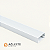 Perfil Sobrepor 30mm X 20mm, Branco - 1 Metro - Agimports - Imagem 1