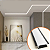 Perfil Slim Embutir Com Aba 30mm X 10mm, Preto - 1 Metro - Agimports - Imagem 2