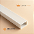 Perfil Sobrepor 30mm X 10mm, Branco- 1 Metros - Agimports - Imagem 1