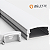 Perfil Slim Sobrepor 20mm X 10mm, Branco 1 Metro - Agimports - Imagem 1
