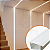 Perfil Embutir com Aba 30x20mm Branco 1m – Agimports - Imagem 2