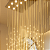 PENDENTE GAROA CRISTAL SELENITA GRET. 100 X 60 CM- 11 LAMP. GU10  20CM - 3,0M ALT. - LINHA FELSEN - DNA ILUMINAÇÃO - Imagem 3