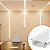 PERFIL DE EMBUTIR 40MM x 20MM BRANCO COM DIFUSOR BRANCO - 1 METROS - AG IMPORTS - Imagem 2