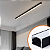 PERFIL DE LED SOBREPOR 40MM X 20MM, PRETO COM DIFUSOR BRANCO – 1 METRO – XIAO IMPORTS - Imagem 2