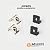 PERFIL LINEAR CANTO SOBREPOR PRETO COM DIFUSOR BRANCO 16X16 - 1 METROS - AGIMPORTS - Imagem 3