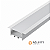 PERFIL SLIM EMBUTIR 50MM X 20MM, BRANCO COM DIFUSOR BRANCO 1 METROS - AGIMPORTS - Imagem 1