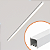 PERFIL DE LED 50X20 BRANCO COM DIFUSOR BRANCO - 1 METRO - AGIMPORTS - Imagem 2