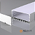 Perfil de Embutir Alumínio 100x35mm com Aba 116mm para LED – 1 Metro - Imagem 1