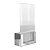 ARANDELA DE LED CRISTAL SELENITA 5W ROCHA CROMADA  - DNA ILUMINAÇÃO - ROCHA-ARA-CROM - Imagem 2