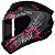 Capacete Axxis Draken Buterfly Rosa - Imagem 2