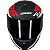 Capacete Axxis Draken Z96 Pretof-Vermelho - Imagem 3
