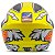 Capacete Pro tork New Liberty Three Gp88 - Preto Fosco / Amarelo - Imagem 6