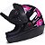 Capacete Taurus San Marino Feminino - Preto / Rosa - Imagem 2