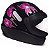 Capacete Taurus San Marino Feminino - Preto / Rosa - Imagem 1