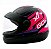 Capacete Gow Interlagos X1 Preto / Rosa - Imagem 2