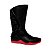 Bota de Chuva Motosafe - Preto / Vermelho - Imagem 1