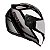 Capacete Ebf New Spark Mixed Prata - Imagem 1