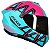 Capacete Axxis Draken Dekers - Verde Água / Rosa - Imagem 1