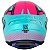 Capacete Axxis Draken Dekers - Verde Água / Rosa - Imagem 4