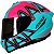 Capacete Axxis Draken Dekers - Verde Água / Rosa - Imagem 2