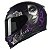 Capacete Axxis Eagle Lady Catrina Roxo - Imagem 2
