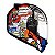 Capacete Ebf New Spark Monster Preto/Cinza - Imagem 1