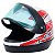 Capacete Gow Interlagos - Branco / Vermelho - Imagem 3