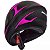 Capacete Peels Spike Storm - Preto Fosco / Rosa - Imagem 3