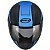 Capacete Peels Spike Storm - Preto Fosco / Azul - Imagem 3