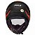 Capacete Peels Spike Storm - Preto Fosco / Vermelho - Imagem 4