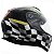 Capacete Nasa Sh881 Flag - Preto / Verde - Imagem 1