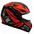 Capacete Fw3 Gtx R1 com Oculos PretoFosco/Vermelho - Imagem 1