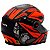 Capacete Fw3 Gtx R1 com Oculos PretoFosco/Vermelho - Imagem 3