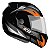 Capacete Ebf E8 Fast Laranja - Imagem 1