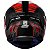 Capacete Axxis Draken Racer Pretof-Vermelho - Imagem 4