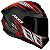 Capacete Axxis Draken Racer Pretof-Vermelho - Imagem 1
