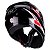 Capacete Fly F9 Trace Preto / Vermelho - Imagem 4