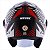 Capacete Norisk Orion Mosaic Vermelho - Imagem 4