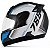 CAPACETE PRO TORK 788 PRO SERIES PRETO FOSCO/AZUL - Imagem 2
