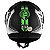 CAPACETE PRO TORK 788 PRO SERIES PRETO FOSCO/VERDE - Imagem 4
