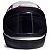 Capacete Taurus San Marino Branco/Rosa - Imagem 3