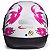 Capacete Taurus San Marino Branco/Rosa - Imagem 4