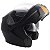 Capacete Nasa Ns-1001 Custom PretoFosco/Laranja - Imagem 2