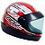 Capacete Gow Interlagos Vermelho/Prata - Imagem 1