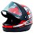 Capacete Gow Interlagos Vermelho/Prata - Imagem 3