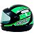 Capacete Gow Interlagos Preto/Verde - Imagem 2