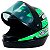 Capacete Gow Interlagos Preto/Verde - Imagem 3
