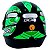 Capacete Gow Interlagos Preto/Verde - Imagem 4