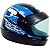 Capacete Gow Interlagos Preto/Azul - Imagem 1